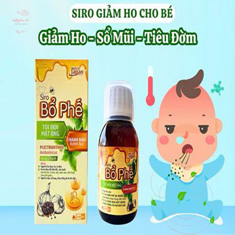 Siro Tỏi Đen & Mật Ong - Giải Pháp Tự Nhiên Giảm Ho, Khản Tiếng, Long Đờm Cho Trẻ Em Và Người Lớn