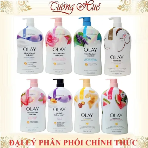 Sữa Tắm Dưỡng Ẩm Olay Body Wash - 975ml, Hương Thơm Quyến Rũ, Dưỡng Da Mềm Mại, Chiết Xuất Tự Nhiên, Phù Hợp Mọi Loại Da
