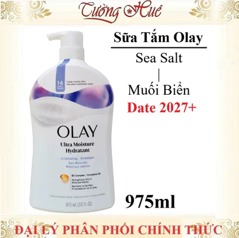 Sữa Tắm Dưỡng Ẩm Olay Body Wash - 975ml, Hương Thơm Quyến Rũ, Dưỡng Da Mềm Mại, Chiết Xuất Tự Nhiên, Phù Hợp Mọi Loại Da