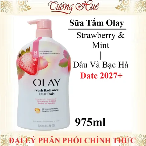 Sữa Tắm Dưỡng Ẩm Olay Body Wash - 975ml, Hương Thơm Quyến Rũ, Dưỡng Da Mềm Mại, Chiết Xuất Tự Nhiên, Phù Hợp Mọi Loại Da