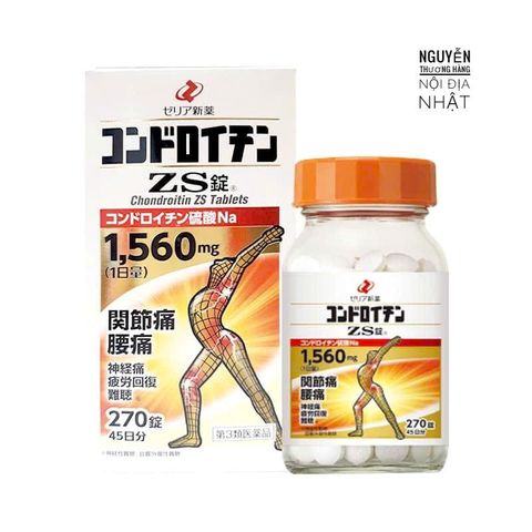 (Hàng Nhật Nội Địa) Viên uống hỗ trợ xương khớp nhện Zs Nhật Bản 270 Viên