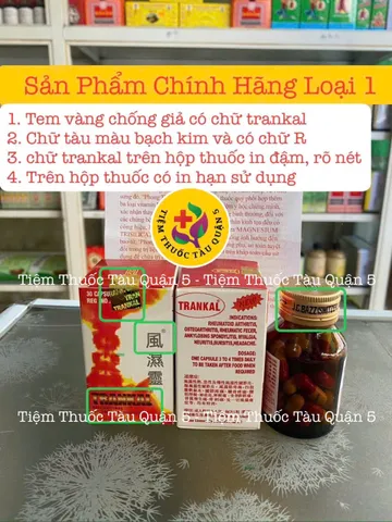 Viên Uống Trankal - Hỗ Trợ Bảo Vệ Xương Khớp, Giảm Đau Nhức - Sản Phẩm Thiên Nhiên 30 Viên Thái Lan