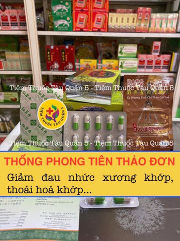 Thống Phong Tiên Thảo Đơn Hỗ Trợ Điều Trị Gout - Giảm Đau Khớp, Viêm Khớp, Sản Phẩm Cao Cấp 30 Viên Từ Malaysia