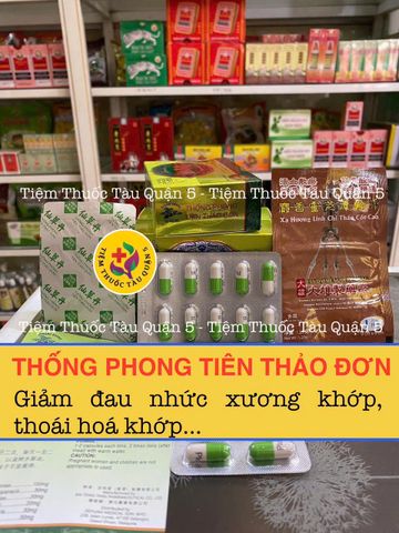Thống Phong Tiên Thảo Đơn Hỗ Trợ Điều Trị Gout - Giảm Đau Khớp, Viêm Khớp, Sản Phẩm Cao Cấp 30 Viên Từ Malaysia