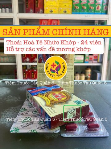 Viên uống Thoái Hóa Tê Nhức Khớp Singapore - Hỗ Trợ Giảm Đau, Cứng Khớp, Hộp 24 Viên Chính Hãng, Giúp Tăng Cường Vận Động
