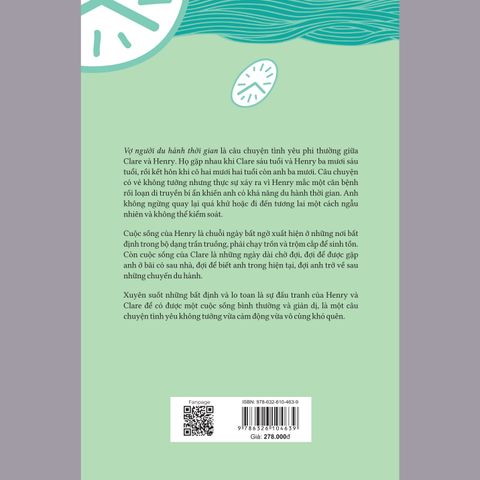 Vợ Người Du Hành Thời Gian - Tiểu Thuyết Lãng Mạn Nổi Tiếng của Audrey Niffenegger - Câu Chuyện Cảm Động Vượt Thời Gian