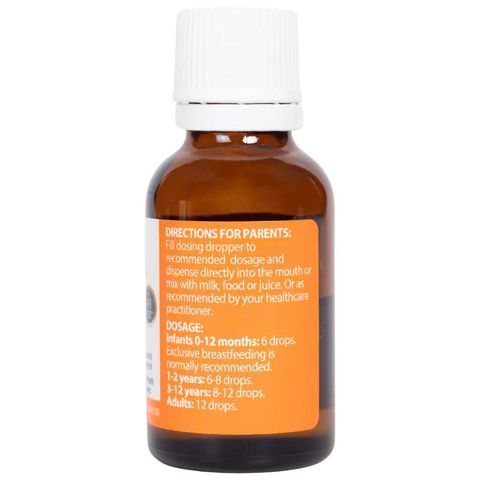 Vitamin D3 + K2 Nature's Way Trẻ Em - Giúp Hấp Thụ Canxi, Tăng Cường Sức Khỏe Xương - Thực Phẩm Chức Năng 11ml