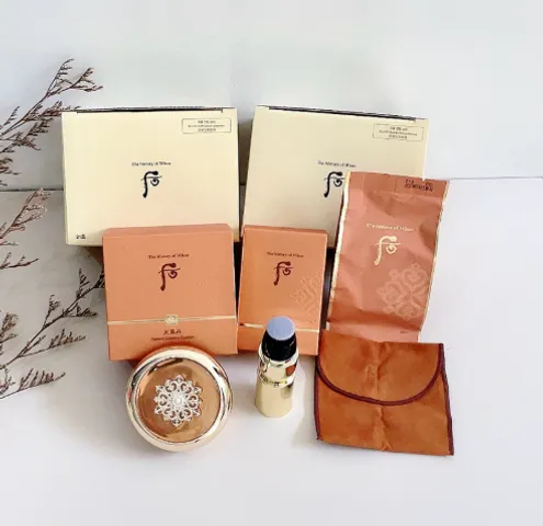 The Whoo set cushion the Whoo hoa hiên tái sinh tone 21: trắng sáng Tự Nhiên 300763