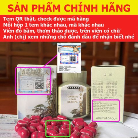Viên Nhân Sâm Linh Chi Tắc Kè Đại Bổ 30 Viên - Tăng Cường Sức Khỏe, Hỗ Trợ Tiêu Hóa và Thể Trạng Tốt Hơn