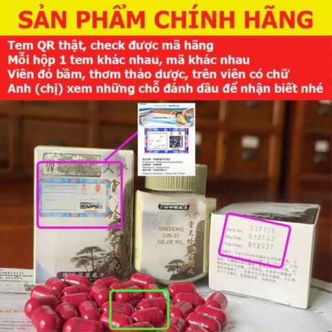 Viên Nhân Sâm Linh Chi Tắc Kè Đại Bổ 30 Viên - Tăng Cường Sức Khỏe, Hỗ Trợ Tiêu Hóa và Thể Trạng Tốt Hơn