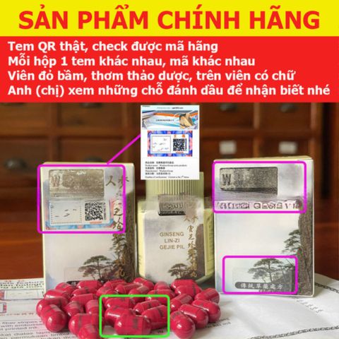 Viên Nhân Sâm Linh Chi Tắc Kè Đại Bổ 30 Viên - Tăng Cường Sức Khỏe, Hỗ Trợ Tiêu Hóa và Thể Trạng Tốt Hơn
