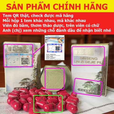 Viên Nhân Sâm Linh Chi Tắc Kè Đại Bổ 30 Viên - Tăng Cường Sức Khỏe, Hỗ Trợ Tiêu Hóa và Thể Trạng Tốt Hơn