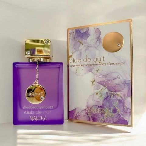 Nước hoa Club De Nuit Maleka EDP 105ml - Mùi hương quyến rũ, sang trọng, lưu hương lâu dài cho phái đẹp, quà tặng tuyệt vời.
