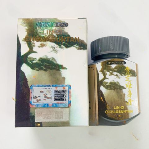Linh Chi Tráng Thân Đơn - Lin-Zi Chong Sun Tan Hộp 50 Viên - Thực Phẩm Chức Năng Hỗ Trợ Tăng Cân và Cải Thiện Sức Khỏe