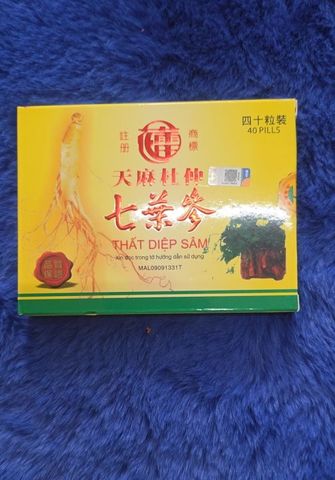 Thất Diệp Sâm Vĩ Glucosamine 40 Viên Chính Hãng - Hỗ Trợ Xương Khớp, Giảm Đau Nhức, Tăng Cường Khớp Cốt, Sản Phẩm Malaysia