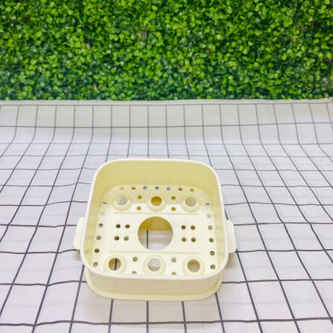 Nắp Nhựa và Xửng Hấp Bear 0.8L NNC08 - Phụ Kiện Tách Lẻ Chính Hãng Nồi Nấu Cháo Cho Bé, Thay Thế Dễ Dàng