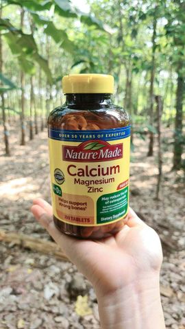 Viên uống bổ sung Calci - Magne - ZinC Nature Made 300v