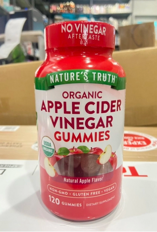 Kẹo Giảm Cân Giấm Táo Nature'S Truth Apple Cider Vinegar Gummies 120 296349
