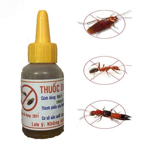 5 lọ Diệt Kiến, Gián Sinh Học Việt Nam - Hiệu Quả Cao, Hàng Chuẩn Bảo Lâm, Thái Nguyên - Lọ 15ml