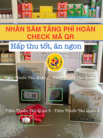 Nhân Sâm Tăng Phì Hoàn Chính Hãng - Hỗ Trợ Tăng Cân, Cải Thiện Chức Năng Tiêu Hóa, Hộp 30 Viên