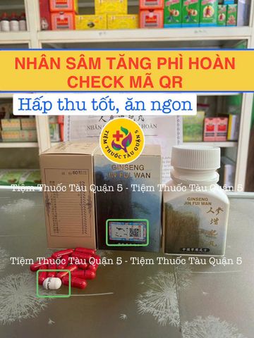 Nhân Sâm Tăng Phì Hoàn Chính Hãng - Hỗ Trợ Tăng Cân, Cải Thiện Chức Năng Tiêu Hóa, Hộp 30 Viên