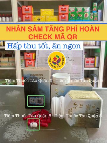 Nhân Sâm Tăng Phì Hoàn Chính Hãng - Hỗ Trợ Tăng Cân, Cải Thiện Chức Năng Tiêu Hóa, Hộp 30 Viên