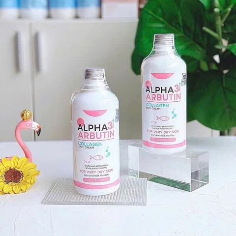 Sữa Tắm Kích Trắng Da Alpha Arbutin 3+ Collagen 350ml - Dưỡng Da Sáng Mịn, Chăm Sóc Toàn Diện, Phù Hợp Mọi Loại Da