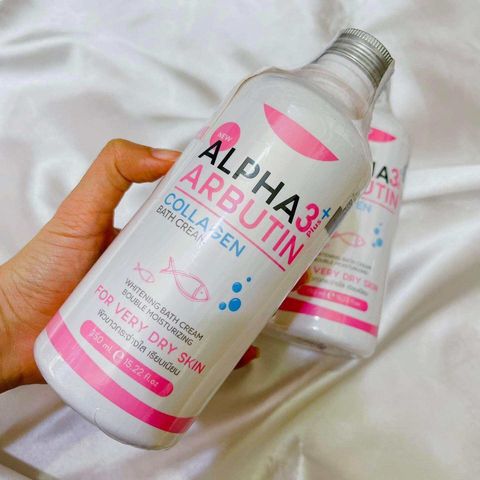 Sữa Tắm Kích Trắng Da Alpha Arbutin 3+ Collagen 350ml - Dưỡng Da Sáng Mịn, Chăm Sóc Toàn Diện, Phù Hợp Mọi Loại Da