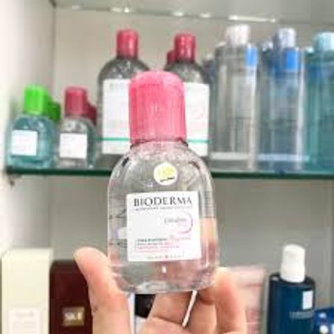 Nước Tẩy Trang Bioderma Crealine H2O 100ml (Hồng) 296405