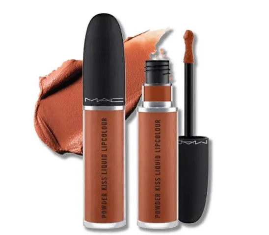Son Kem - Son Mac 979 Powder Kiss Liquid Lipcolour - Cam Đào 296534