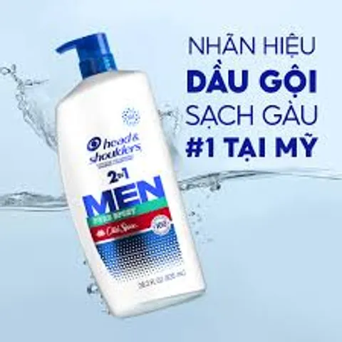 Dầu gội Head Shoulders Men Pure Sport Old Spice 835 ml 296547