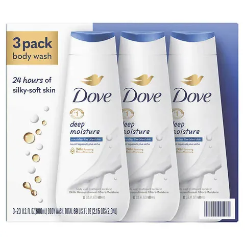 Set 3 Chai Sữa Tắm Dove Deep Moisture 709ml X 3 (Canh Dương)  296546