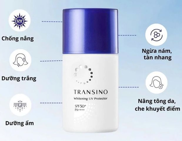 Kem Chống Nắng Dưỡng Trắng Da Transino UV Protector 30ml