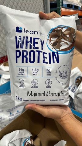 Bột đạm sữa Whey Protein Leanfit Sport Isolate - Tăng cường sức khỏe và phục hồi cơ bắp cho người yêu thể thao và tập gym - Xuất xứ Canada