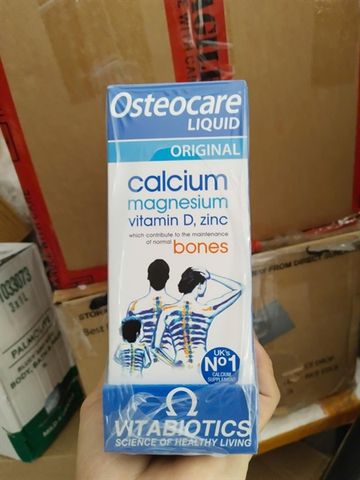Canxi Nước Osteocare 200ml cho Trẻ 3 Tuổi Trở Lên - Hỗ Trợ Phát Triển Xương và Răng Chắc Khỏe, Dễ Uống, Bổ Sung Vitamin D