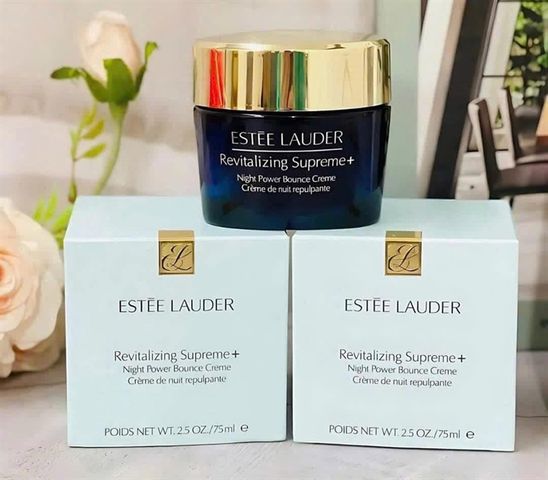 Kem Estee Lauder Revitalizing Supreme + Night Power Bounce Crème 75ml - Dưỡng Ẩm, Phục Hồi Da, Chống Lão Hóa Cao Cấp Mỹ