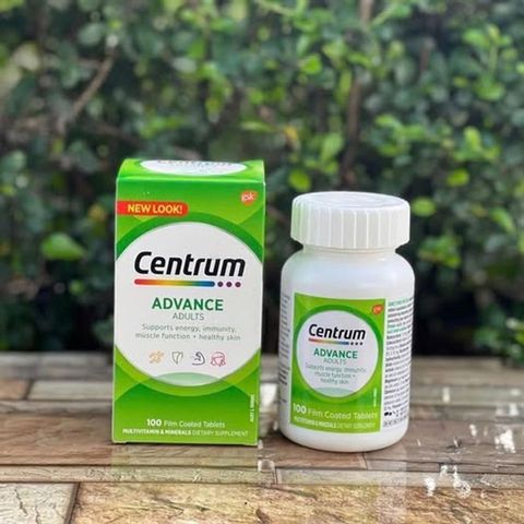 Viên Vitamin Tổng Hợp Người Lớn Dưới 50 Tuổi Centrum Advance For Adults Mỹ 100 Viên