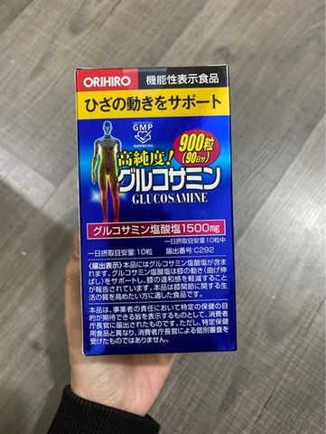 Viên Uống Glucosamine Orihiro Hỗ Trợ Xương Khớp 900 viên 302864