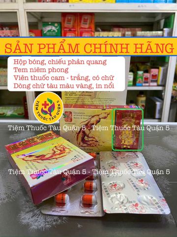 Nhân Sâm Hồi Sinh Tái Tạo Hoàn 20 Viên - Thực Phẩm Chức Năng Từ Malaysia, Giúp Tăng Cường Sức Khỏe và Phục Hồi Năng Lượng