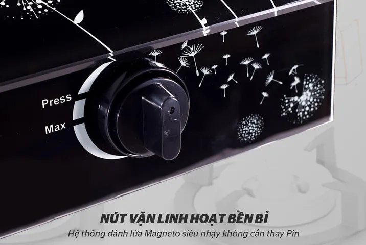 Bếp Gas Dương Kính Sunhouse SHB3365 - Tiết Kiệm Gas, Hệ Thống Đánh Lửa Magneto, Đầu Đốt Đồng, Bảo Hành 12 Tháng