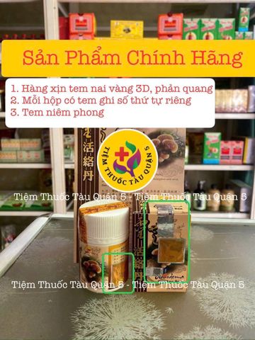 Viên uống Linh Chi Hoạt Lạc Đơn - Hỗ trợ giảm đau khớp, xuất xứ Malaysia, hộp 34 viên (CHÍNH HÃNG, DATE MỚI)