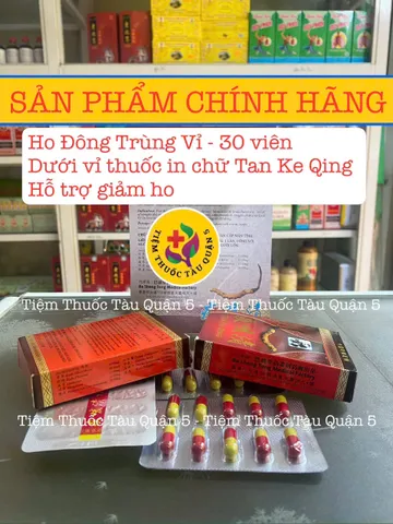 Hỗ Trợ Ho Đờm Trùng Vỉ - Tanke Qing, 30 Viên, Giảm Ho, Long Đờm, Hiệu Quả cho Ho và Viêm Họng, Xuất Xứ Hong Kong