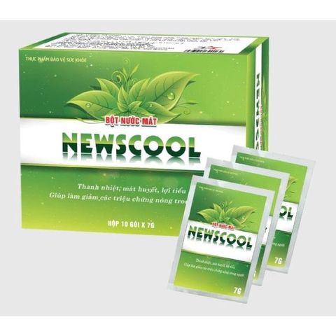 Bột Nước Mát Newscool - Giải Độc, Thanh Nhiệt, Mát Gan, Hỗ Trợ Lợi Tiểu - Hộp 10 Gói x 7g cho sức khỏe tối ưu