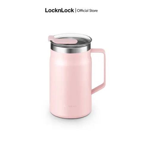 Ly Giữ Nhiệt Lock&Lock Metro Mug 600ml - Thép Không Gỉ Chất Lượng Cao, Giữ Nhiệt Tốt, Nắp Xoay Tiện Lợi