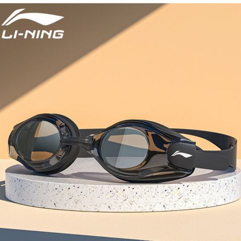 Combo Kính Bơi Người Lớn LI-NING Chính Hãng Chống Nước, Chống Sương Mù, Chống Tia UV, Tặng Nút Bịt Tai & Cầu Mũi
