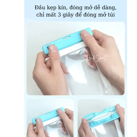 Túi đựng điện thoại LI-NING chống nước dung tích lớn bảo vệ màn hình cảm ứng khi bơi lặn mã LNBR705 303295