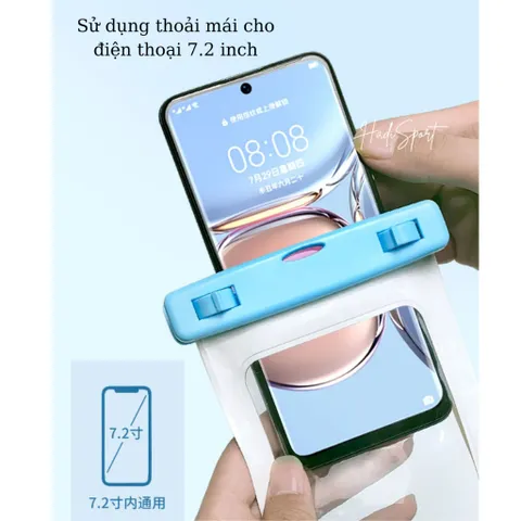 Túi đựng điện thoại LI-NING chống nước dung tích lớn bảo vệ màn hình cảm ứng khi bơi lặn mã LNBR705 303295