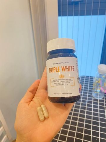 Viên uống trắng da triple white 302850