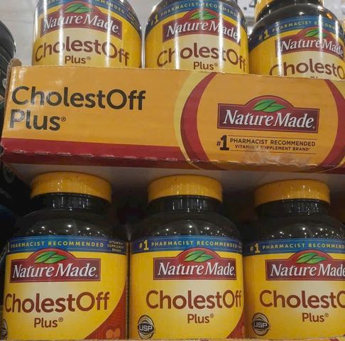 Viên uống giảm Cholesterol Nature Made CholestOff Plus 210 viên - Hỗ trợ sức khỏe tim mạch, hàng chính hãng Mỹ