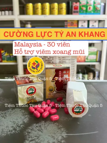 Viên Uống Cường Lực Tỷ An Khang - Hỗ Trợ Giảm Viêm Xoang, Viêm Mũi Dị Ứng, Hộp 34 Viên, Xuất Xứ Malaysia